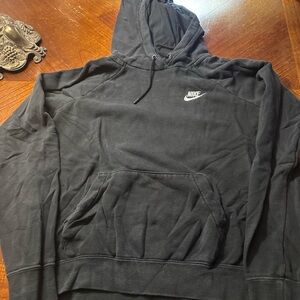 Vintage Nike  Men's Black Hoodie